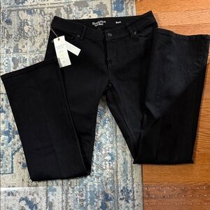 Simply Vera Vera Wang Black Boot Cut Jeans
